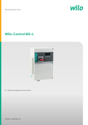 Wilo Control MS-L2-LS Serie Notice De Montage Et De Mise En Service