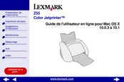 Lexmark Z55 Color Jetprinter Guide De L'utilisateur