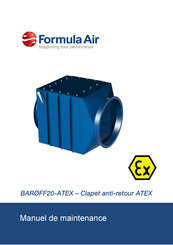 Formula Air BAROFF20-ATEX Manuel De Maintenance