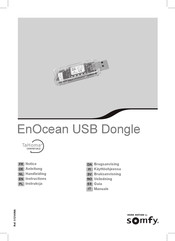 SOMFY EnOcean USB Dongle Notice