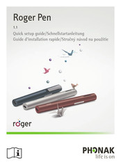 Phonak Roger Pen Guide D'installation Rapide