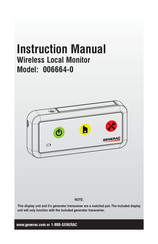 Generac 006664-0 Mode D'emploi