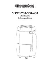 Sonnenkonig SECCO 300 Manuel De L'utilisateur
