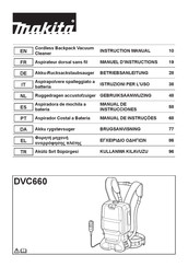 Makita DVC660Z Manuel D'instructions