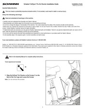 Schwinn AirDyne pro Guide D'installation