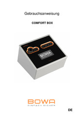 Bowa COMFORT BOX Mode D'emploi