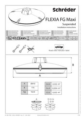 Schreder FLEXIA FG Maxi Instructions De Montage