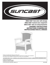 Suncast BMCC1800W Instructions D'assemblage