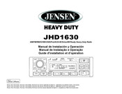 Jensen JHD1630 Guide D'installation Et D'operation