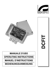 Videotec DCFIT Manuel D'instructions