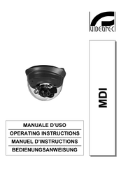 Videotec MDI Manuel D'instructions