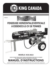 King Canada POWER FORCE KCG-26LS Manuel D'instructions