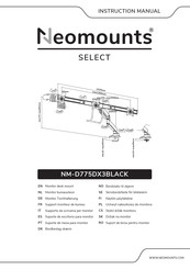 NewStar Neomounts Select NM-D775DX3BLACK Manuel D'instructions