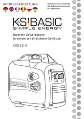 K&S BASIC KSB 22i S Mode D'emploi