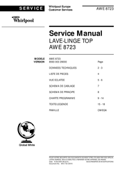 Whirlpool AWE 8723 Instructions De Service