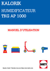 Team kalorik TKG AP 1000 Manuel D'utilisation