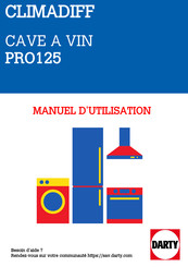 Climadiff PRO125 Notice D'utilisation