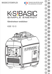 K&S BASIC KSB 12i S Mode D'emploi