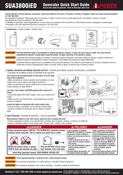 iPower SUA3800iED Guide De Démarrage Rapide