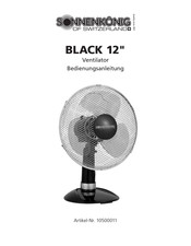 Sonnenkonig BLACK 12 Mode D'emploi