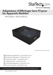 StarTech WIFI2HDMCGE Guide De L'utilisateur