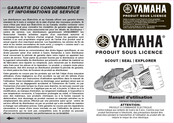 Yamaha SCOUT Manuel D'utilisation