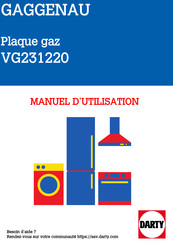 Gaggenau VG 231 20 Serie Notice D'utilisation