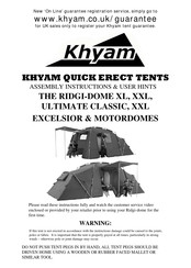 KHYAM LTIMATE CLASSIC XXL Instructions De Montage