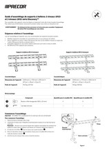 Precor Discovery Serie Consignes D'assemblage