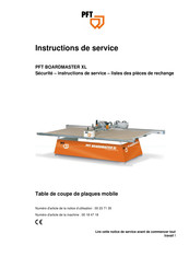 PFT BOARDMASTER XL Instructions De Service