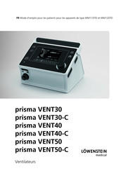 Lowenstein Medical prisma VENT40-C Mode D'emploi