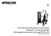 Precor Resolute RSL 414 Guide D'assemblage