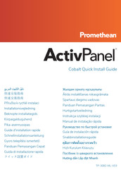 promethean ActivPanel AP7-A75-02 Mode D'emploi