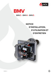 ACV BMV Série Notice D'installation, D'utilisation Et D'entretien