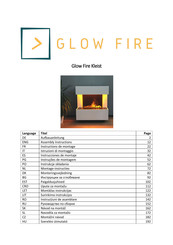 Glow Fire Kleist Instructions De Montage