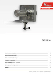 Bühler technologies GAS 222.30 Notice De Montage