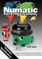 Numatic HHR 200A Notice D'origine