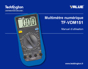 Teddington VALUE TF-VDM151 Manuel D'utilisation