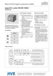 HVS pilz PNOZ X9 Mode D'emploi