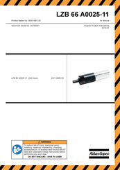 Atlas Copco LZB 66 A0025-11 Manuel D'instructions