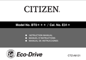 Citizen Eco-Drive E31 Serie Manuel D'instructions