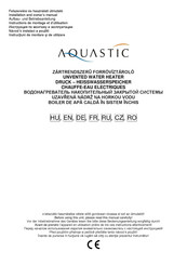 Aquastic AQ50ErP Instructions De Montage Et D'utilisation