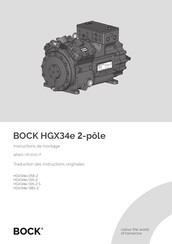 bock HGX34e/315-2 Instructions De Montage