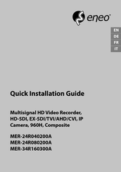 Eneo MER-34R160300A Guide D'installation Rapide