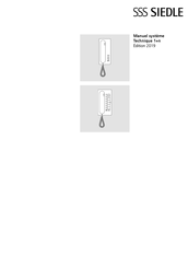 SSS Siedle HTC 811-0 Manuel