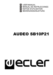 Ecler AUDEO SB10P21 Notice D'utilisation