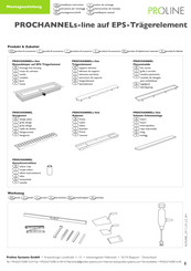 Proline PROCHANNELs 95210 Notice De Montage