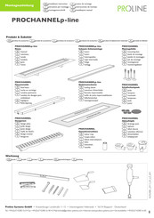 Proline PROCHANNELp 95310 Notice De Montage