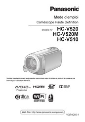 Panasonic HC-V510 Mode D'emploi