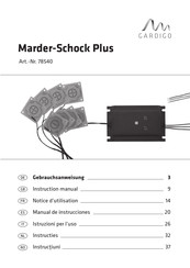 Gardigo Marder-Schock Plus Notice D'utilisation